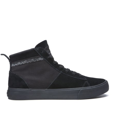 Supra Stacks Mid Svart Høye Sneakers Dame [NO-6-A198]
